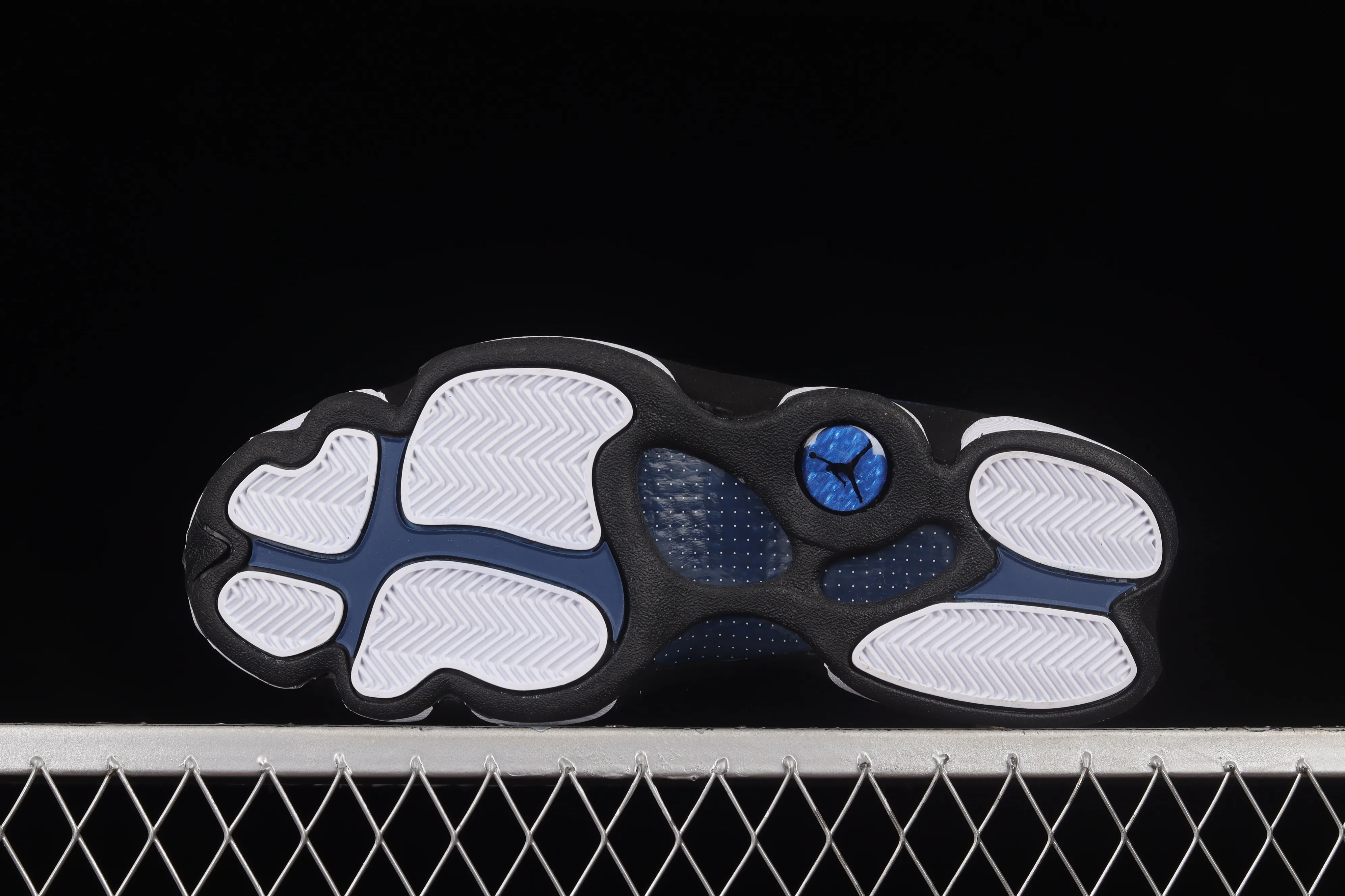 All categories Air Jordan Jordan series basketball shoes Air Jordan 13 pure original version Air Jordan 13 Flint AJ13 Joe 13 navy black and blue 3M reflective basketball shoes DJ5982-400